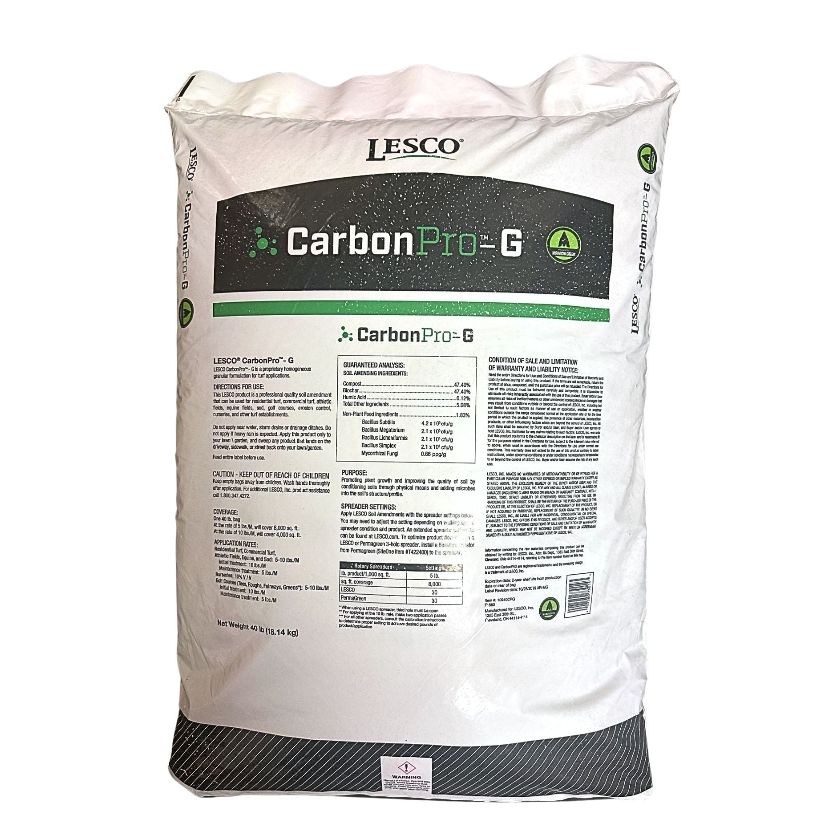 lesco fertilizer plus pre-emergent herbicide Lesco CarbonPro-G