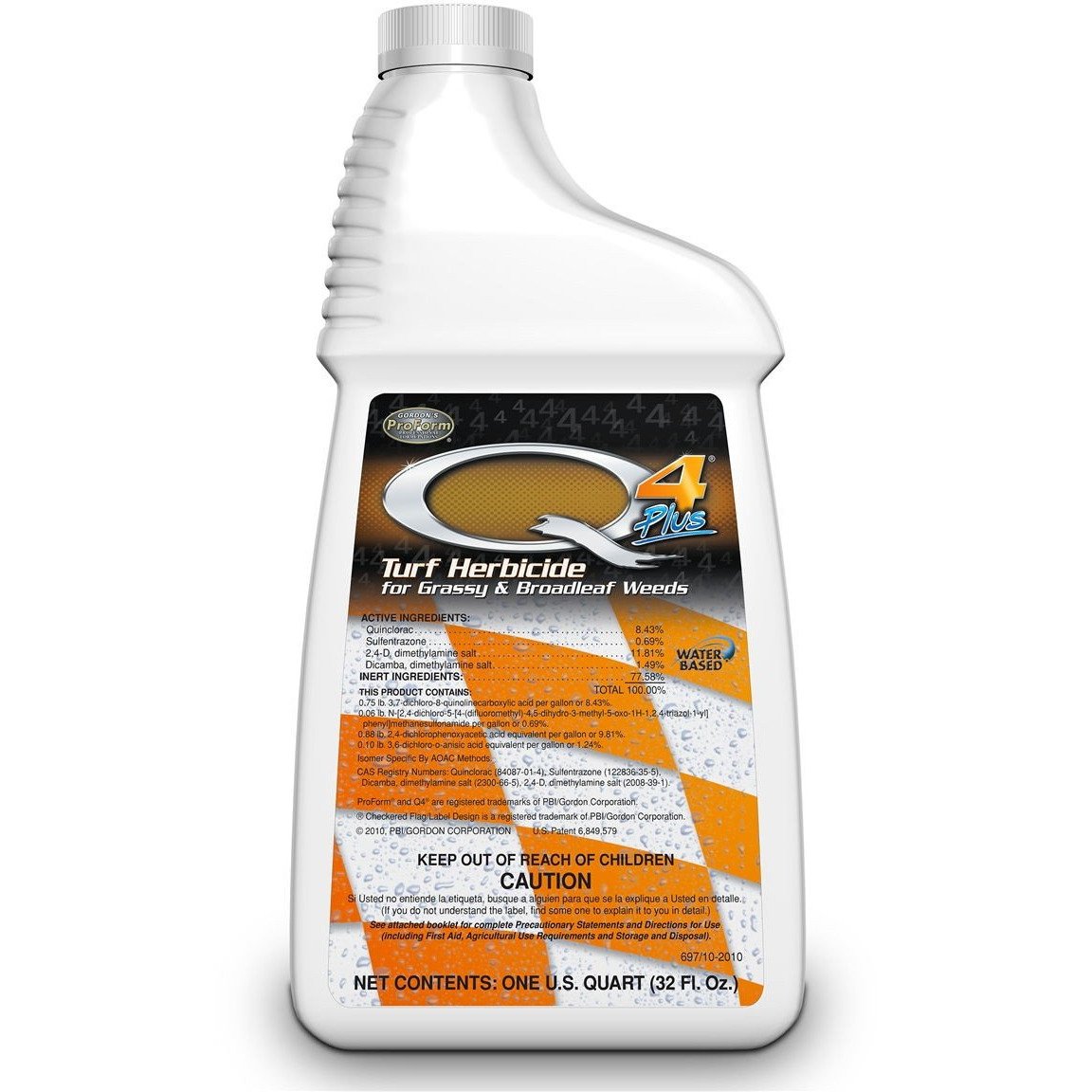 q4 plus crabgrass & broadleaf herbicide Q4 Plus Herbicide