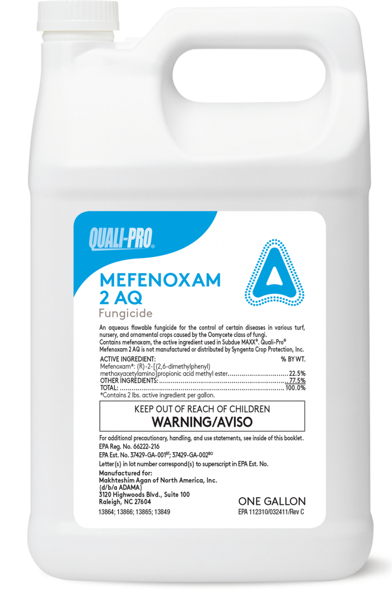 fenox herbicide Mefenoxam 2 AQ Fungicide (Subdue Maxx)