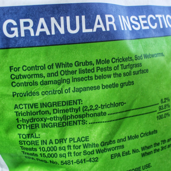 Dylox 6.2 Granular White Grub Insecticide - 30 Pound