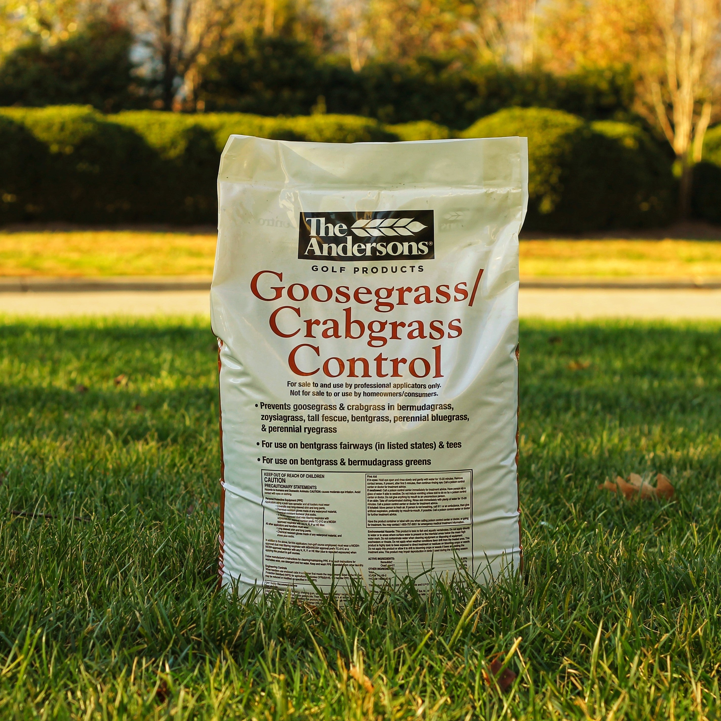 goose grass herbicide Andersons Goosegrass and Crabgrass Control 28.87lb Bag (Commercial use