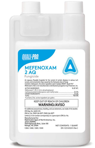 x2 Quarts Mefenoxam 2AQ Fungicide Equivalent to Subdue Maxx-Quart