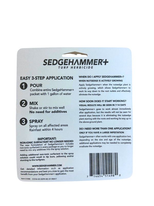sedgehammer herbicide mixing instructions GOWAN Sedgehammer Plus - 13.5 Gram