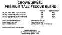 Crown Jewel Tall Fescue Blend - 50lbs