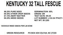 SeedRanch Kentucky 32 Tall Fescue Grass Seed - 50 Lbs.