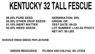 SeedRanch Kentucky 32 Tall Fescue Grass Seed - 50 Lbs.