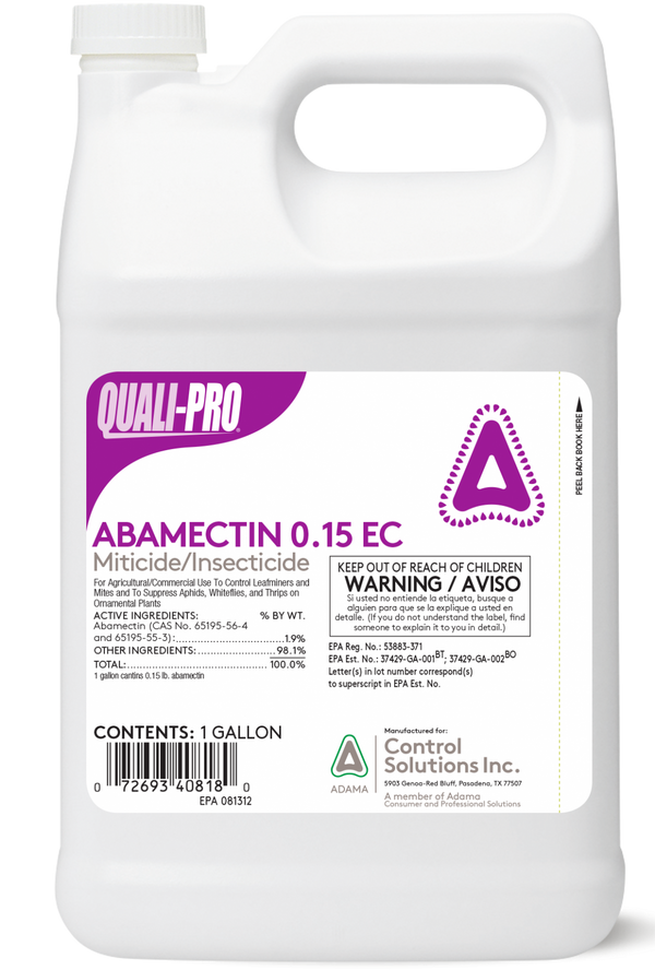 Abamectin 0.15 EC Miticide/Insecticide