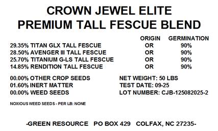 Crown Jewel 50lbs