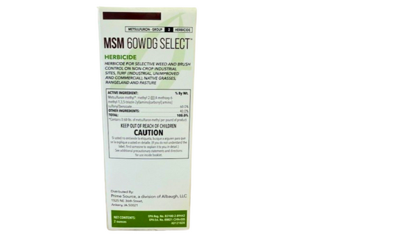 MSM60WDG SELECT Herbicide (generic Manor or Blade)
