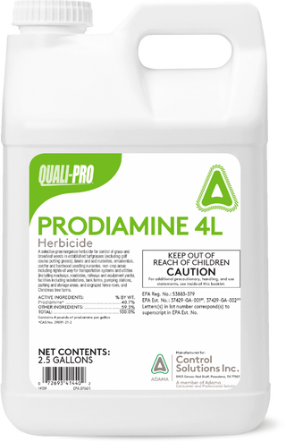 Prodiamine 4L Herbicide - 2.5 Gallon