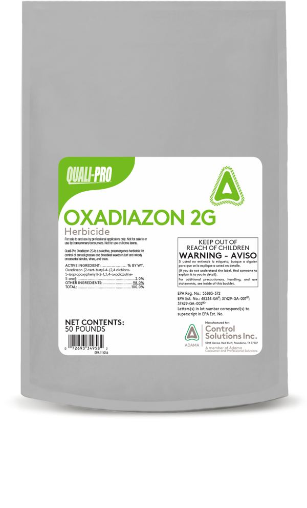 Oxadiazon 2G Granular Pre-Emergent Herbicide- 50 Pound