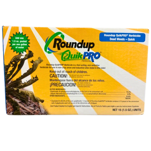 Roundup Quikpro - 15 packs per case