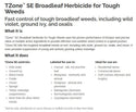 T-Zone SE Broadleaf Herbicide