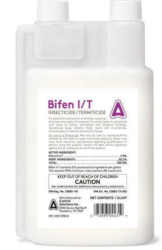 Bifen I/T Bifenthrin Insecticide/Termiticide (generic Talstar)