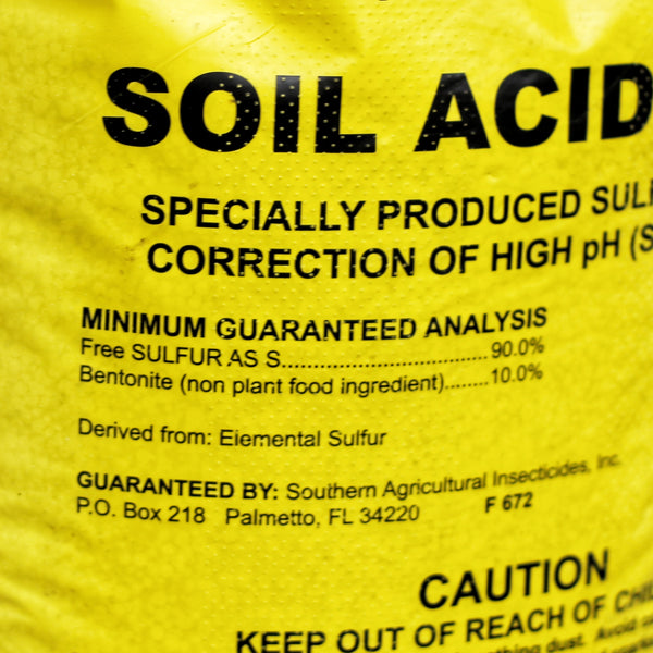 Soil Acidifier, 90% Sulfur (50lb)