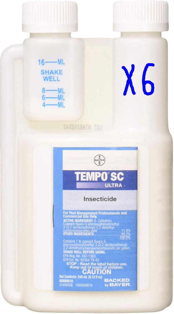 Tempo SC Ultra Insecticide (240 mL) Case of 6 (6 x 240 mL)